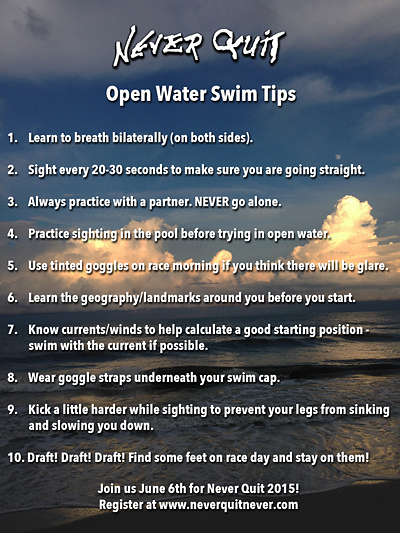 Open Water Swim Tips