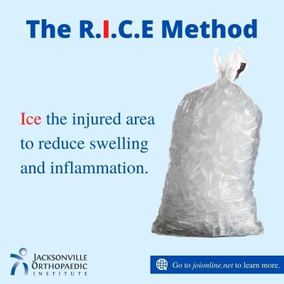 Ice bag for the R.I.C.E Protocol for Injuries