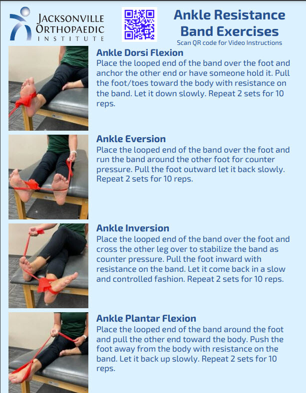 Ankle Physical Therapy JOI Jacksonville Orthopaedic Institute