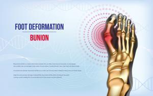 Foot deformation Bunion or bunnion