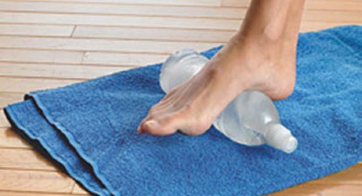 Ice Bottle Remedy for Heel Pain.