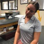 Neck Exercises to do at Work - The ear to shoulder stretch helps with neck pain at work