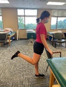 Image of Hamstring Curl knee replacement Exercise JOI Rehab