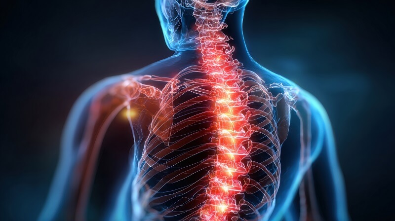 illustration of spinal cord