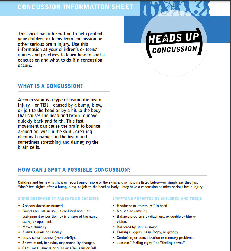 JOI Concussion Information Sheet Page 1